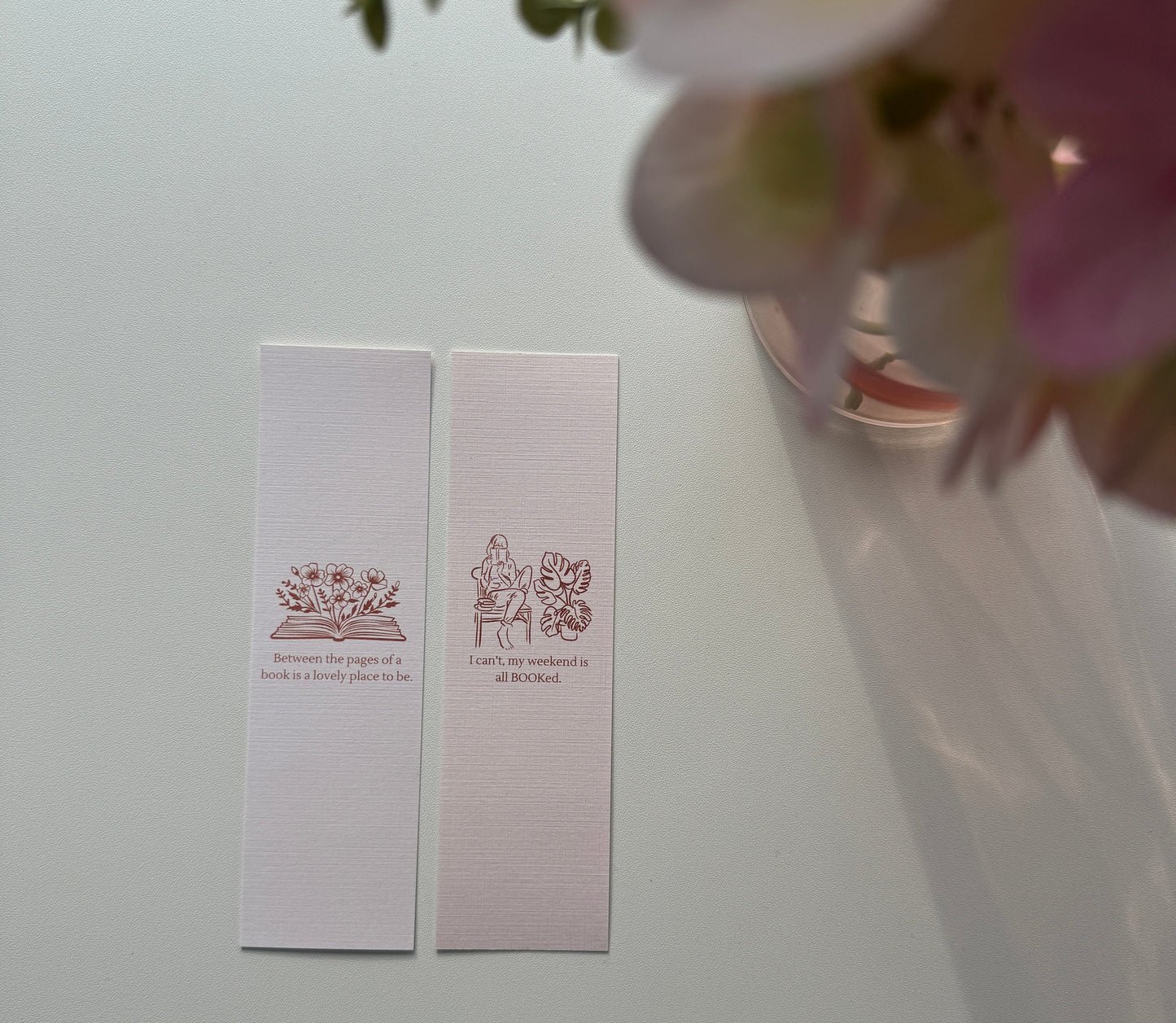 Linen Bookmarks