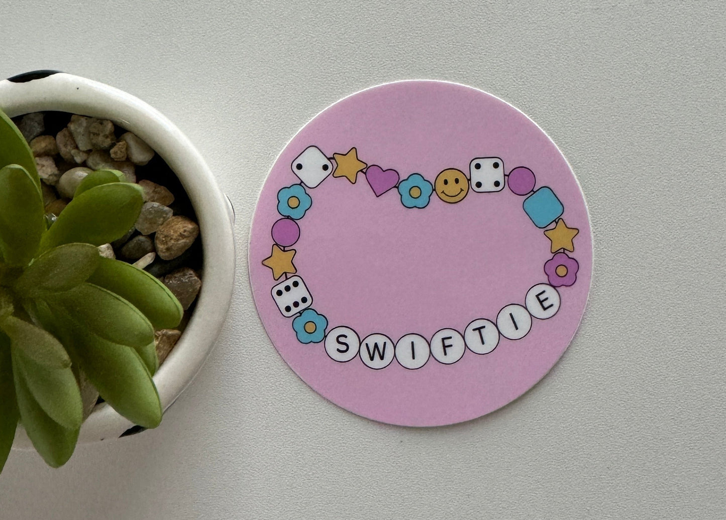 Taylor Swift friendship bracelet sticker