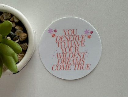 Wildest dreams sticker