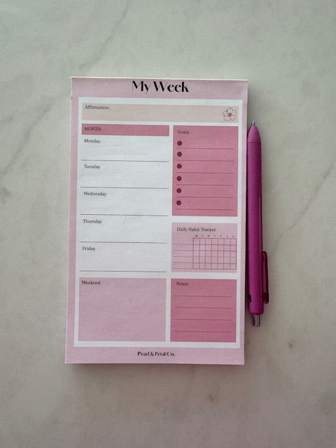 My Week Notepad
